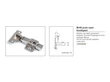 BÚTORPÁNT HOME BOX HB PUSH OPEN RÁÜTŐDŐ RUGÓ NÉLKÜLI EXCENTERES + CLIP-ON 3D PÁNTALÁTÉT NIKKEL