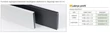 LABRYS PROFILRENDSZER VÁGOTT PROFIL 32/PL.0154 1198x50x7,5mm FEHÉR FESTETT MATT