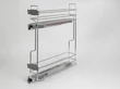 BELSŐ FÉMRÁCS 2104SY/15-50 OLDALLAPRA SZERELHETŐ CSILLAPÍTOTT KIHÚZHATÓ POLC 110x535x510mm KRÓM