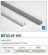 FIÓKRENDEZŐ FDS-DF KR1 KERESZTRÚD 1100mm SZÜRKE