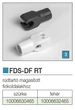 FIÓKRENDEZŐ FDS-DF RT RÚDTARTÓ . SZÜRKE