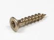 FACSAVAR REISSER 3,5x18mm TORX,  ACÉL, SÁRGÍTOTT, TÖVIGMENETES 1000db/doboz
