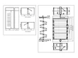 GARDRÓB SZERELVÉNY HOME BOX FORGATHATÓ CIPŐTARTÓ ÁLLVÁNY KERET 705x1913 MM, ACÉLSZÜRKE