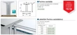 IRODAI ASZTALLÁB PECHINO 695mm RAL9006 ALUMÍNIUM