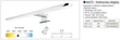 LED VILÁGÍTÁS AALTO 5W, L=300mm KRÓM