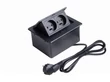 IRODABÚTOR TARTOZÉKOK KONNEKTOR ELOSZTÓ MODULBOX MINI - 2×230V MATT FEKETE