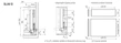 Forest SLIM DUPLAFALÚ FIÓKOLDAL DF-B 500mm FEHÉR - 10006634140