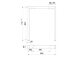 IRODAI ASZTALLÁB HOME BOX URBAN 1 PÁR 580x712mm MATT FEKETE