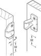 262.50.390 Häfele Pacofix PF-LR panelrögzítő