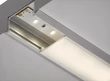 833.72.845 Häfele Loox Bemarós Aluminium Profil LED-Szalagokhoz Tejüveg Burkolattal 2,5fm 18/6,5mm