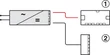 833.72.935 Hafele LOOX 5 ECO LED Trafó 220-240 V 40W 12V 4 kimenettel