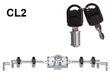 Forest CL BÚTORZÁR 760-CL2 FORGÓRÚDZÁR 76x37mm +2m RÚD NIKKEL - 10003230400