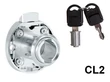 Forest CL BÚTORZÁR 735-CL2 RUGÓS FIÓKZÁR 33x35mm KÖR NIKKEL - 10003230600