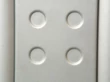 Forest IRODAI ASZTALLÁB BETÉT CANBERRA-PECHINO 615mm RAL9006 KÖRMINTÁS ALUMÍNIUM - 10010410311