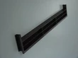 Forest SZELLŐZŐRÁCS MŰANYAG 449 LÁBAZATELEMBE ÉPITHETÖ 390x65x18 mm FEKETE - 10014202100