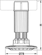 637.76.356 Bútorláb 180mm AXILO <170-200mm>