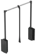 805.19.224 Ruhalift 440-610mm/10kg fekete Hafele