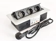 Forest IRODABÚTOR TARTOZÉKOK KONNEKTOR ELOSZTÓ MODULBOX II - 3 DB 230 V-OS DUGALJJAL ALUMÍNIUM - 10015622100
