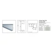 GOLA PROFILRENDSZER 80/G38.AL09 PROFIL 4200x48,2x17mm FEKETE