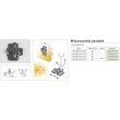 PÁNTALÁTÉT TITUS 700.0NA0.054.00 T-TYPE, 0 mm CSAVAR NÉLKÜL NIKKEL