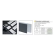 FIÓKRENDEZŐ MODULÁRIS PANEL H=60mm 2000mm ANTRACIT