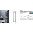 BELSŐ FÉMRÁCS KCE1905FTM 120 KG KAMRAPOLC VASALAT 1740/2200x487mm ANTRACIT