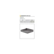 BELSŐ FÉMRÁCS LAMINA CEM60CM1LGM FÉMKOSÁR 479x434x98mm ANTRACIT