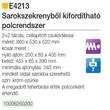 BELSŐ FÉMRÁCS E4213 SAROKVASALAT CSILLAPÍTOTT 860x530x520mm KRÓM-SZÜRKE
