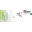 BELSŐ FÉMRÁCS ML050-1 SZENNYESTARTÓ KOSÁR 325x580x270 KRÓM