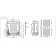 FDS DUPLAFALÚ FÉM FIÓKOLDAL FDS-CLASSIC PO D PUSH OPEN  400mm H210 40kg ANTRACIT