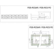 FDS REJTETT FIÓKCSÚSZÓ FDS-RCS PO 500mm ACÉL