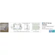 FÉM FIÓKOLDAL FDS-FF 86x270mm FEHÉR