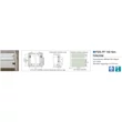 FÉM FIÓKOLDAL FDS-FF 150x450mm FEHÉR