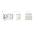 FDS DUPLAFALÚ FÉM FIÓKOLDAL FDS-DF A 270mm, 40kg FEHÉR