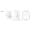 SLIM DUPLAFALÚ FIÓKOLDAL DF-A+ 450mm ANTRACIT