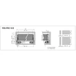 FDS DUPLAFALÚ FÉM FIÓKOLDAL FDS-PRO 18 PO B PUSH OPEN 500mm H126 35kg ANTRACIT