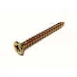 FACSAVAR REISSER 4x40mm ACÉL, SÁRGÍTOTT, TÖVIGMENETES 500db/doboz