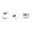 SZEKRÉNY FÜGGESZTŐ 704 15 ZV VIDX ANTI-DROP CINK
