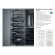 GARDRÓB SZERELVÉNY HOME BOX FORGATHATÓ CIPŐTARTÓ ÁLLVÁNY KERET 705x1633 MM, ACÉLSZÜRKE