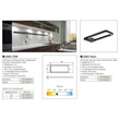LED  VILÁGÍTÁS LINEO SLAVE 5W NW FEKETE