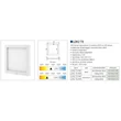 LED VILÁGÍTÁS LDK2 TS WARM WHITE FEHÉR