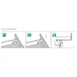 FDS DUPLAFALÚ FÉM FIÓKOLDAL FDS-PRO 18 B 400mm 40kg FEHÉR