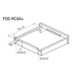 FDS REJTETT FIÓKCSÚSZÓ FDS-RCSA+ 400mm,35kg ACÉL