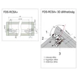 FDS REJTETT FIÓKCSÚSZÓ FDS-RCSA+ 400mm,35kg ACÉL