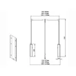 GARDRÓBLIFT SOFTLIFT 2 660-890 mm 12kg FEKETE