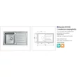 Forest CM MOSOGATÓ BRANDO 1 MEDENCE+CSEPEGTETŐ 860x500mm ACÉL - 10012130190
