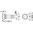 637.04.701 Szintezőcsavar M6x31mm