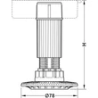 637.76.354 Bútorláb 125mm AXILO &lt;115-145mm&gt;