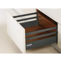 FDS DUPLAFALÚ FÉM FIÓKOLDAL FDS-CLASSIC PO D PUSH OPEN  350mm H210 40kg ANTRACIT