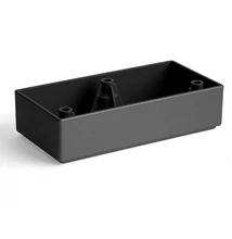 MŰANYAG DESIGN LÁB ART723 H=30mm FEKETE